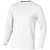 Ponoka long sleeve men's organic t-shirt, Male, Single Jersey knit of 95% organic ringspun Cotton and 5% Elastane, White, XS