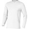 Ponoka long sleeve men's organic t-shirt, Male, Single Jersey knit of 95% organic ringspun Cotton and 5% Elastane, White, XS