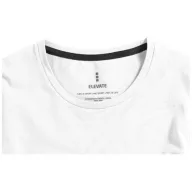   Ponoka long sleeve men's organic t-shirt, Male, Single Jersey knit of 95% organic ringspun Cotton and 5% Elastane, White, XS