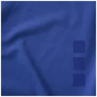   Ponoka long sleeve men's organic t-shirt, Male, Single Jersey knit of 95% organic ringspun Cotton and 5% Elastane, Blue, XS