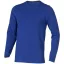 Ponoka long sleeve men's organic t-shirt, Male, Single Jersey knit of 95% organic ringspun Cotton and 5% Elastane, Blue, M