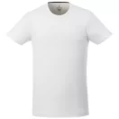 Balfour short sleeve men's organic t-shirt, Male, Single Jersey knit of 95% organic ringspun Cotton and 5% Elastane, White, M