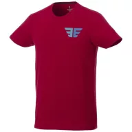  Balfour short sleeve men's organic t-shirt, Male, Single Jersey knit of 95% organic ringspun Cotton and 5% Elastane, Red, S