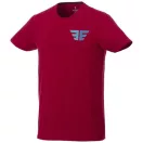 Balfour short sleeve men's organic t-shirt, Male, Single Jersey knit of 95% organic ringspun Cotton and 5% Elastane, Red, XL