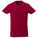 Balfour short sleeve men's organic t-shirt, Male, Single Jersey knit of 95% organic ringspun Cotton and 5% Elastane, Red, XL