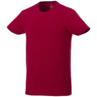   Balfour short sleeve men's organic t-shirt, Male, Single Jersey knit of 95% organic ringspun Cotton and 5% Elastane, Red, XXL