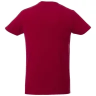   Balfour short sleeve men's organic t-shirt, Male, Single Jersey knit of 95% organic ringspun Cotton and 5% Elastane, Red, XXL
