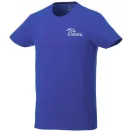 Balfour short sleeve men's organic t-shirt, Male, Single Jersey knit of 95% organic ringspun Cotton and 5% Elastane, Blue, XXXL