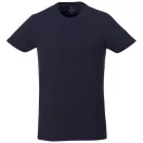 Balfour short sleeve men's organic t-shirt, Male, Single Jersey knit of 95% organic ringspun Cotton and 5% Elastane, Navy, XXL