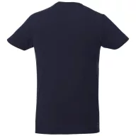   Balfour short sleeve men's organic t-shirt, Male, Single Jersey knit of 95% organic ringspun Cotton and 5% Elastane, Navy, XXL