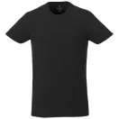 Balfour short sleeve men's organic t-shirt, Male, Single Jersey knit of 95% organic ringspun Cotton and 5% Elastane, solid black, XL