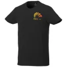 Balfour short sleeve men's organic t-shirt, Male, Single Jersey knit of 95% organic ringspun Cotton and 5% Elastane, solid black, XXXL