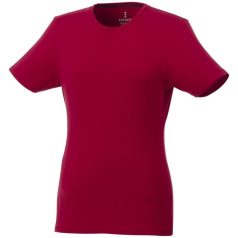   Balfour short sleeve women's organic t-shirt, Female, Single Jersey knit of 95% organic ringspun Cotton and 5% Elastane, Red, S