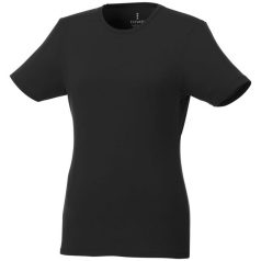   Balfour short sleeve women's organic t-shirt, Female, Single Jersey knit of 95% organic ringspun Cotton and 5% Elastane, solid black, S
