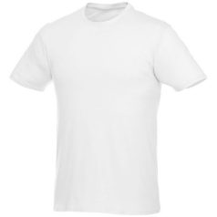   Heros short sleeve unisex t-shirt, Unisex, Single Jersey knit of 100% Cotton, White, S