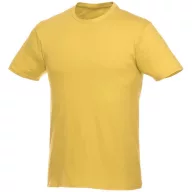  Heros short sleeve unisex t-shirt, Unisex, Single Jersey knit of 100% Cotton, Yellow, XS