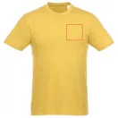 Heros short sleeve unisex t-shirt, Unisex, Single Jersey knit of 100% Cotton, Yellow, XXXL