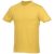 Heros short sleeve unisex t-shirt, Unisex, Single Jersey knit of 100% Cotton, Yellow, XXS