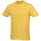 Heros short sleeve unisex t-shirt, Unisex, Single Jersey knit of 100% Cotton, Yellow, XXS