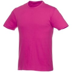   Heros short sleeve unisex t-shirt, Unisex, Single Jersey knit of 100% Cotton, Pink, XL