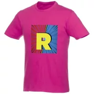   Heros short sleeve unisex t-shirt, Unisex, Single Jersey knit of 100% Cotton, Pink, XL