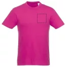 Heros short sleeve unisex t-shirt, Unisex, Single Jersey knit of 100% Cotton, Pink, XL