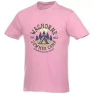   Heros short sleeve unisex t-shirt, Unisex, Single Jersey knit of 100% Cotton, Light pink, S