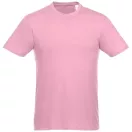 Heros short sleeve unisex t-shirt, Unisex, Single Jersey knit of 100% Cotton, Light pink, XXL