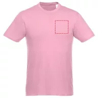   Heros short sleeve unisex t-shirt, Unisex, Single Jersey knit of 100% Cotton, Light pink, XXXL