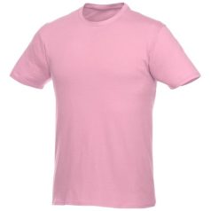   Heros short sleeve unisex t-shirt, Unisex, Single Jersey knit of 100% Cotton, Light pink, XXS
