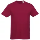 Heros short sleeve unisex t-shirt, Unisex, Single Jersey knit of 100% Cotton, Burgundy, XS