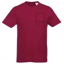 Heros short sleeve unisex t-shirt, Unisex, Single Jersey knit of 100% Cotton, Burgundy, L