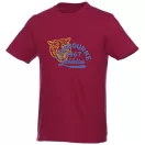 Heros short sleeve unisex t-shirt, Unisex, Single Jersey knit of 100% Cotton, Burgundy, XL