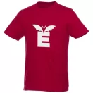 Heros short sleeve unisex t-shirt, Unisex, Single Jersey knit of 100% Cotton, Red, L