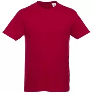   Heros short sleeve unisex t-shirt, Unisex, Single Jersey knit of 100% Cotton, Red, L