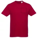 Heros short sleeve unisex t-shirt, Unisex, Single Jersey knit of 100% Cotton, Red, 5XLP