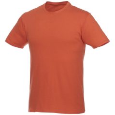   Heros short sleeve unisex t-shirt, Unisex, Single Jersey knit of 100% Cotton, Orange, S
