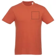   Heros short sleeve unisex t-shirt, Unisex, Single Jersey knit of 100% Cotton, Orange, M