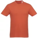 Heros short sleeve unisex t-shirt, Unisex, Single Jersey knit of 100% Cotton, Orange, XL