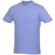   Heros short sleeve unisex t-shirt, Unisex, Single Jersey knit of 100% Cotton, Light blue, XS
