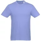 Heros short sleeve unisex t-shirt, Unisex, Single Jersey knit of 100% Cotton, Light blue, XS