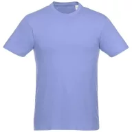   Heros short sleeve unisex t-shirt, Unisex, Single Jersey knit of 100% Cotton, Light blue, L