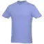 Heros short sleeve unisex t-shirt, Unisex, Single Jersey knit of 100% Cotton, Light blue, XXS