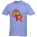 Heros short sleeve unisex t-shirt, Unisex, Single Jersey knit of 100% Cotton, Light blue, XXS
