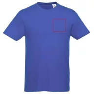   Heros short sleeve unisex t-shirt, Unisex, Single Jersey knit of 100% Cotton, Blue, XS