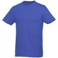   Heros short sleeve unisex t-shirt, Unisex, Single Jersey knit of 100% Cotton, Blue, S