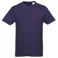   Heros short sleeve unisex t-shirt, Unisex, Single Jersey knit of 100% Cotton, Navy, M