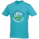 Heros short sleeve unisex t-shirt, Unisex, Single Jersey knit of 100% Cotton, Aqua, XS