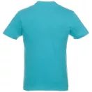 Heros short sleeve unisex t-shirt, Unisex, Single Jersey knit of 100% Cotton, Aqua, M
