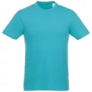 Heros short sleeve unisex t-shirt, Unisex, Single Jersey knit of 100% Cotton, Aqua, L